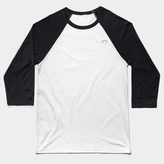 Rainbow - Pocket Size Left Baseball T-Shirt by Paloma Navio